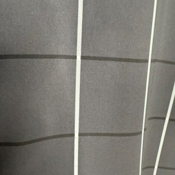 Prologue | Window Pane Gray Plaid Shirt Dress - S - Picture 6 of 6